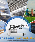 Electric Linear Actuator 1500N 12V DC for automation in medical, industrial, agriculture, residential, and vehicle applications
