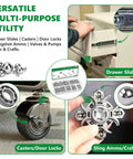 700 Piece Chrome Steel Bearing Balls Set G25 High Precision Imperial Sizes 1/4 7/32 3/16 5/32 1/8 3/32 for versatile utility