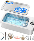 Triple Frequency Ultrasonic Jewelry Cleaner With 50KHz 55KHz 60KHz Modes, 17oz Stainless Tank, cleaning eyeglasses and jewelry