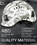Construction Safety Helmet ABS Hard Hat With Adjustable Ventilation And 6 Point Suspension, Y-Type Chinstrap, close-up view