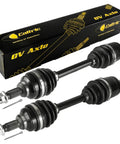 Front Left And Right Complete CV Joint Axles For Honda TRX400FW Foreman 4x4 Models 1995 1996 1997 1998 1999 2000 2001 2002 2003 Beefed Up Replacement Driveshafts For ATV, black CV axle set with box