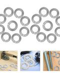 100 Pcs 304 Stainless Steel Spring Lock Washers Set For Repair And Industrial Use Non Slip Metal Fasteners One Quarter Inch Split Locking Washers Kit Built To Last Maintenance Essentials, 1/4 inch washers