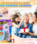 Rotary Cutter For Fabric With 45mm Blades And 5 Extra Replacement Blades packaging and gift scene with family exchanging presents