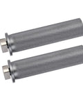 20mm Bench Dogs for Woodworking Table Set of 2, Aluminum Alloy Sliding Slot Stop Clamp, textured grip, top view
