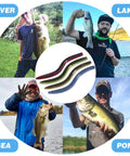 5.5 Inch Wacky Worm Lure Kit with 133Pcs Soft Plastic Lures, Grub Baits, Hooks, O Rings, Weights, Rig Tool, Tackle Box, fish catches