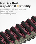 Close-up of CVT Drive Belt For Ski Doo Snowmobiles MXZ 600 600R 800R 900 1200 showing trapezoid notches and rounded cogs