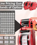 MX5500 Price Tag Gun Kit With 2 Red 8 Digit Tag Guns 11000 Labels And 8 Refill Rollers Pro Grade Dual Pack Pricing Label Gun