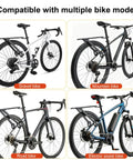 Sleek Carbon Fiber And Aluminum Rear Bike Rack For Mountain And Road Bikes Built Different To Haul Gear Reliably Every Time Without Extra Bulk Or Concerns on gravel, mountain, road, and electric assist bikes.