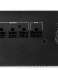 750W Semi Modular Power Supply With 80 Plus Bronze Efficiency, ATX 3.0/3.1 Ready, PCIe 5.1 12V-2x6 Connector back view