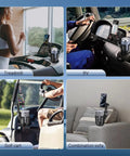Magnetic Cup Holder Phone Mount For Cars MagSafe Compatible Adjustable 4.1 Inch Base in car, treadmill, golf cart, sofa