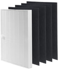 Premium True HEPA Replacement Filter Kit With Four Carbon Prefilters For Your Air Purifier Odor Free And Easy To Install Save Money With This Budget Friendly Replacement Set Fits 115115 Size 21 showing 1 HEPA filter and 4 black carbon prefilters