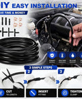 Get Your Ride Running Smooth With This Badass 84 Pcs Vacuum Lines Kit Featuring Durable Silicone Hoses And Perfect Connectors For Any Engine Repair Job You Might Face Today. black silicone vacuum hose kit with clamps and connectors for engine repair