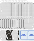 Heavy Duty Tens Therapy Pads With Pad Holder 24 Pack featuring thick conductive gel electrodes for pain relief.