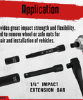 Beast Of A Quarter Inch Drive Impact Socket Set With 55 Pieces SAE And Metric Deep And Shallow Sockets Cr V Steel 6 Point
