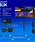 Vibe Eternity Garden Lights 50 Foot Outdoor RGBWIC LED Uplights Kit With Waterproof Landscape Lighting and accessories