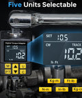 Half Inch Drive Digital Torque Adapter with Color Display and Alerts 1 Percent Accuracy 12.5 To 250 FtLb Range shown attached