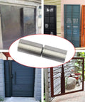 Close-up of 5-inch weldable barrel hinges, 2-pack, steel, 3/4 inch pin, for metal gates/doors, 1400 lb capacity