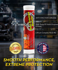 White Lithium Complex NLGI 2 High Temp EP Multi Purpose Grease 14 Oz Tube in industrial setting