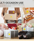 One Inch Yellow Color Code Dot Stickers For Office And Home Round Adhesive Inventory Dots Labels 1000 Per Dispenser Box Easy Peel Circle Stickers For Quick Organization And Tagging No Fuss used on boxes and food packaging