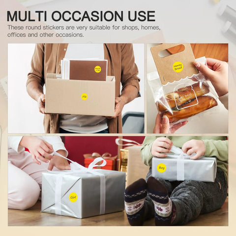 One Inch Yellow Color Code Dot Stickers For Office And Home Round Adhesive Inventory Dots Labels 1000 Per Dispenser Box Easy Peel Circle Stickers For Quick Organization And Tagging No Fuss used on boxes and food packaging