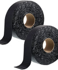 Two Rolls Asphalt Crack Filler Tape, 3.15 Inch Wide, 50 Feet Each, DIY Friendly Driveway And Road Repair Tape, Weatherproof Sealer