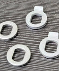 Hub Motor Nut And Washer Kit For Electric Bikes, Wheel Lock Nuts And Axle Bolts, Durable Steel With Rubber Spacers, Full Set