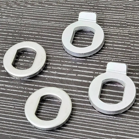 Hub Motor Nut And Washer Kit For Electric Bikes, Wheel Lock Nuts And Axle Bolts, Durable Steel With Rubber Spacers, Full Set