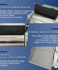 Magnetic Coolant Separator For Grinding Fluids And Emulsions, 110V 60Hz 25W Magnetic Filter To Remove Iron Powder And Magnetizable Particles