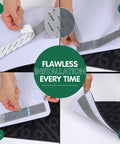 Non Slip Rug Grippers For Area Rugs Pack Of 9 Reusable Washable Anti Slip Corner Pads With Double Sided Tape installation steps