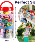 All-In-One Kids Arts And Crafts Kit With Glitter Glue Sticks, Pipe Cleaners, Pom Poms And Craft Tools, perfect for children.