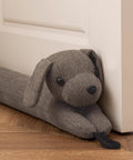 Heavy Duty Door Draft Stopper To Keep The Chill Outta Your Space, dog-shaped, 38 inches, cozy cotton material.