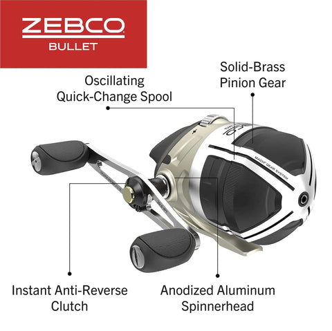 Bullet Mg Spincast Fishing Reel 30 Size Ultra Lightweight Magnesium Body With Fast Cast Action components diagram