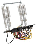 Heavy Duty HVAC Air Handler Electric Heater Kit 10KW 240V Single Phase Non Fused OEM Replacement wires and heating coils visible