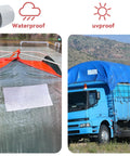 Heavy Duty Awning Patch Tape For Tarp Siding Boat Covers Tent Sail Waterproof UV Resistant White Repair Patch Kit Tough