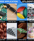 Usage of Ultra Sharp Compact Wire Cutters And Long Flat Nose Pliers 2 Pack For Crafts Flowers Plastics Home Appliances.