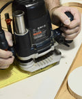 Rock Solid Router Circle Cutting Jig And Dead On Precision Router Guide for smooth ring cutting with plunge router.