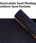 Close-up of Assorted Grit Sandpaper Sheets Kit 100 Pack 80 To 5000 Wet And Dry Sanding for electrostatic sand planting.