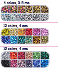 Various rhinestones and hot fix gems in multiple colors and sizes for Bedazzler Kit With Rhinestones And Hot Fix Gems Craft Applicator.