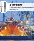 Heavy Duty Scaffolding Toggle Pins Pack Of 2 Built To Last For Strong Joint Support And Tube Connectors 36mm Diameter And 8mm Eye Spacing Durable Coupling Pins For Construction Projects, galvanized steel