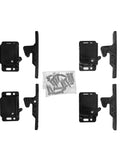 4 Pack RV Cabinet Door Latches And Catches Easy Install Push Latch For Cabinets In Trailers And Motorhomes with screws