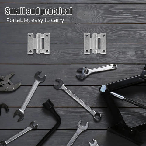 Heavy Duty Stainless Steel Dump Bed Hinges 5 Pack For Trailers And Trucks, Corrosion Resistant Foldable Utility Hinges for doors