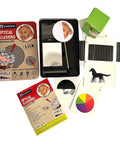 Optical Illusion Lab Science Kit For Kids Ages 8 And Up With 14 Engaging Experiments and Step By Step Picture Guide contents displayed