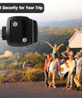 Rugged RV Entry Door Lock With Paddle Deadbolt 100 Percent Metal Camper Door Latch Handle Zinc Alloy RV Door Lock Replacement Kit For Travel Trailers And Cargo Haulers Black Finish Not Key Alike on scenic mountain background