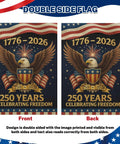250th Anniversary USA Garden Flag For Outside 1776-2026 Patriotic Yard Sign Outdoor Banner Double Sided