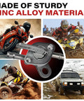Inline Fuel Shutoff Valve One Quarter Inch ID Fuel Line Petcock For Motorcycle ATV Go Kart Dirt Bike Mini Bike Scooter Baja Tao Tao Two Pack Compatible With 50cc To 150cc Engines And Other Small Displacement Rides, shown with vehicles in action