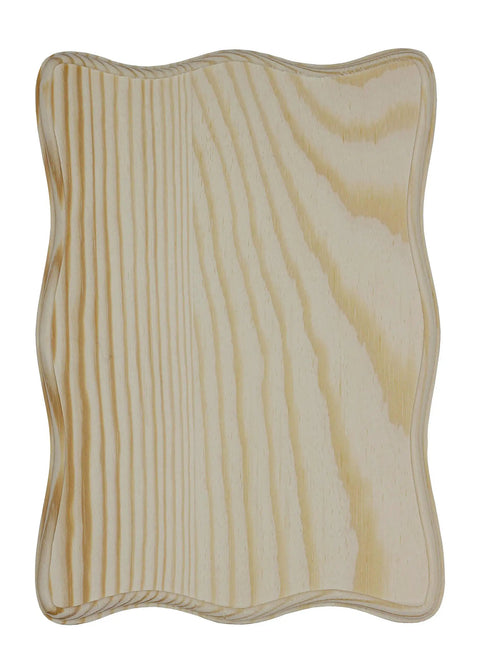 High Grade Unfinished Wood Plaques 6.5 X 4.5 Inch with smooth beveled edges, blank shape for DIY projects.