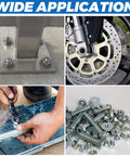 400 Count Quarter Inch Inner Diameter Fender Washers One Inch Outer Diameter Zinc Plated One And A Half Millimeter Thick Flat Washers for screws used in varied applications
