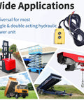 3 Wire Dump Trailer Remote Control Switch 12V for Single Acting Hydraulic Pumps, various applications, forklifts, dump trucks, lifts.