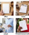 Six By Nine Catalog Envelopes Self Seal White For Mailing Documents Photos Invoices Invitations And Storage In Office Or Home Use 50 Pack Must Have For Filing Letters And Small Office Papers showing various uses