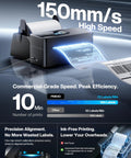 Upgraded Touch Screen Thermal Label Printer For Small Biz, 4x6 Wireless Shipping Label Printer, high-speed label output
